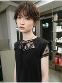 ショートパーマ.ケアパーマ.緩めパーマ.ハンサムショート