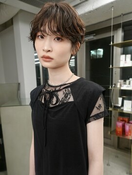 レコ 渋谷(LECO) ショートパーマ.ケアパーマ.緩めパーマ.ハンサムショート