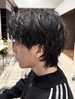 イースト(YEAST)&nbsp;無造作パーマツイストスパイラルパーマツーブロックメンズカット