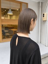 フォト 新宿三丁目(foto)&nbsp;地毛風縮毛矯正韓国風顔まわりレイヤー小顔ボブ切りっぱなしボブ