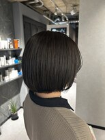 ブロック 日吉店(BLOC)&nbsp;ミニボブ×透明感ブルーアッシュ
