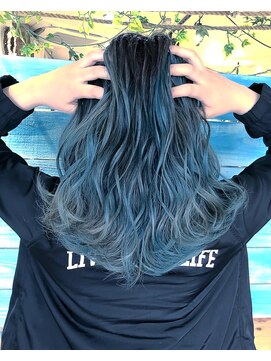 トーク 伊丹本店(TAL'KE) TAL'KE/バレイヤージュ×インディゴ_341