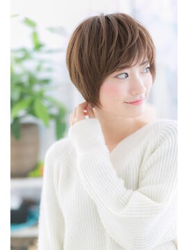 ミック 日暮里店(miq) コンパクトフォルム◎オリーブカラー小顔マッシュウルフb