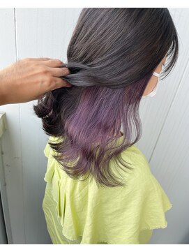 ヘアスタジオニコ(hair studio nico...) インナーカラーパープル★