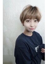 グランアージュ 池袋東口店(grandage)&nbsp;大人可愛い20代30代40代黒髪前下がりひし形小顔ボブ丸みショート