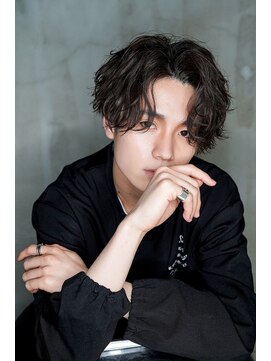 メンズヘアセンス 渋谷(MEN'S HAIR SENSE) 【SENSE渋谷】ゆるスパイラルセンターパート