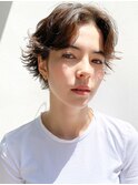 【デザインパーマ】ハンサムショート×ニュアンスパーマ