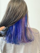 オルロバイイザ(ORLO by IZA) ◎青×紫×ピンクの多色インナーカラー