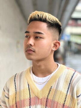 アイコン ブルー メンズ(I-CON #blue MEN'S) ☆ノーパートフェード×ハイトーン☆【池袋フェード】