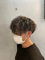 メンズサロンドットリアン(dot. lien) マッシュ×ツイストパーマ×ハイライト