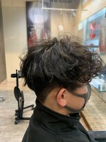 ビグディーサロン(BIGOUDI salon mukonosou)&nbsp;波巻きパーマ　刈り上げショート