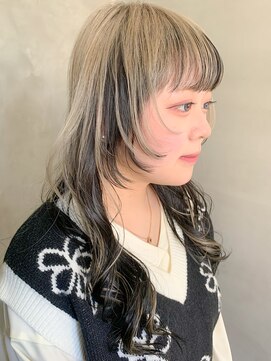 テトヘアー(teto hair) ヴェールカラー、デザインカラー、ウルフカット、ブロンド