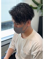 シェルハ(SHELHA)&nbsp;縦落ちツイストスパイラルパーマ/マッシュ／刈り上げ/メンズヘア