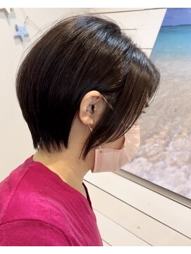 ラニハナクドウ(lanihana.kudo) +*~丸みショート×アッシュベージュ~*+