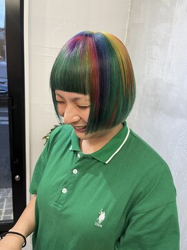 ロンドエニカ 大宮(Lond enika) レインボーカラー/ブリーチカラー/デザインカラー　大宮