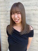 ソルトウォーター(SALT WATER) ベージュカラー ミルクティーベージュ ブリーチあり