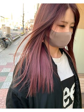 ボアップ(boappu) #インナーカラー#プルシールエクステ#エクステ