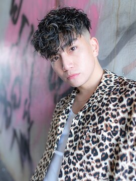 ハバナ 渋谷(HAVANA) 束感モテる/刈り上げマッシュ/無造作パーマ/メンズハイライト/