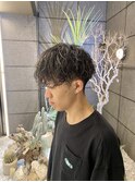 【三谷】波巻きツイストスパイラル×ホワイトメッシュ