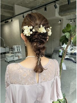 ネアー 新潟(NEER) ヘアアレンジ*あみ下ろしヘア