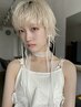 【effect bleach】カット＋エフェクトブリーチ＋カラー＋TR ￥25000