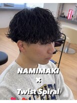 ビカム 名駅(become)&nbsp;【波巻きツイスパマッシュ】メンズパーマ　縦落ち　束間　名古屋