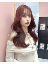 ルイ(LOUIS)&nbsp;【 LOUIS 】ブリーチなしで叶う ルビーピンク