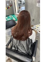 ラック(LUCK)&nbsp;レイヤーぱっつん前髪ステップボーンカットシルキー船橋/韓国