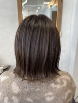 ハーツ(Heart's) 白髪ぼかし/イメチェンヘアスタイル/前髪カタログ/ボブ