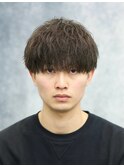 ソフツイ刈り上げマッシュ