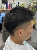 ツーブロショート