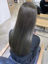 ラフ(laugh)&nbsp;髪質改善トリートメント×オリーブグレージュ