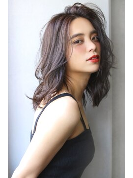 マルフェ 天王寺(marfe) 【marfe】レイヤーカット＿レイヤーボブ＿ブリーチなしカラー