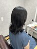 【自然な仕上がり】レディースカット+ナチュラルパーマ　￥7,800
