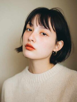 シェル 立川(shell) くびレイヤーエモージュグレージュカラーくびれショート【立川】