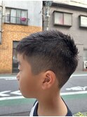 キッズカット×刈り上げショート