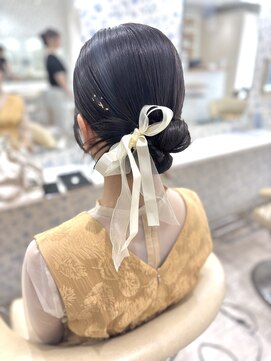 サクララ(Sakura la) カチモリヘア/参列ヘア/タイトヘア/シニヨン//ヘアセット