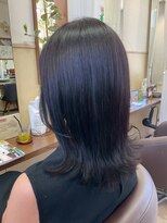 コアフィールフィス(COIFFURE fils) レイヤーボブ ブラック髪質改善トリートメント