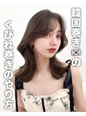 韓国ヘア レイヤーカット 顔まわり