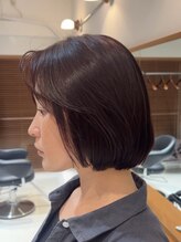 クロ 代官山(CURO) 大人ボブ/ツヤ髪スタイル/ボブ/切りっぱなしボブ