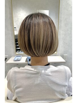 メルク(MER.Cu) シンプルボブ×時短スタイル