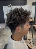 仙台スパイラルスパイキーショートフェザーパーマシャドウパーマ