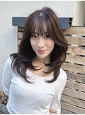 ◎小顔ヘア レイヤーカットワンホンヘア韓国ヘア
