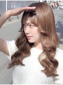 レイヤーカット・ロング・韓国風スタイル・艶感・ナチュラルヘア