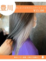 ネリネ(Nerine)&nbsp;【人気No3】カット+ハイライト+艶カラー+ケアトリートメント