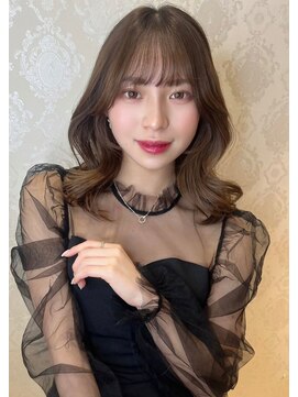 美容室 パルス 静岡鷹匠店(PALS) くびれ巻き/ベージュカラー