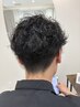 ショート、メンズ　ヘアセット