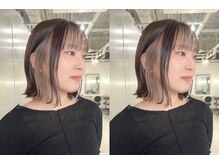 【さりげなく楽しめるインナーカラー】日常に自然に馴染む、ちょっとしたときめきを。