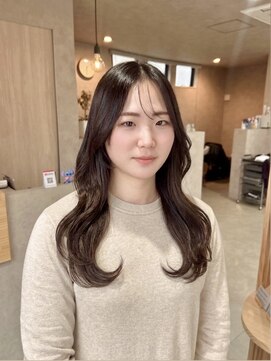 ヌーク(nook.) イメチェン/ピンクベージュ/アンブレラカラー/前髪/佐賀