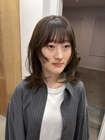 バド(bado)&nbsp;くすみベージュ×顔まわりレイヤー